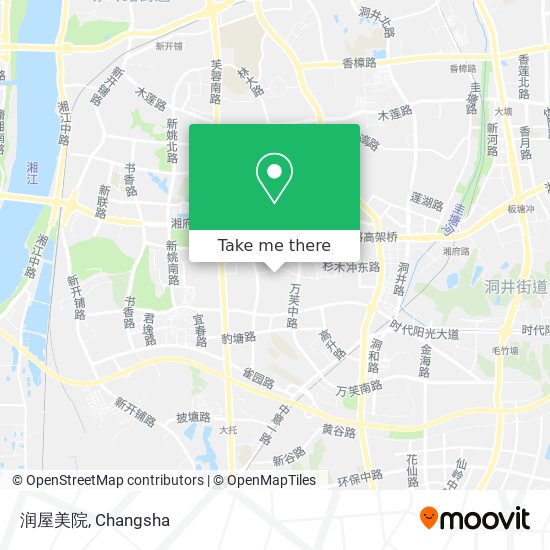 润屋美院 map