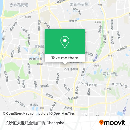 长沙恒大世纪金融广场 map