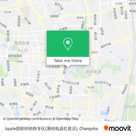 Apple授权经销商专区(通程电器红星店) map