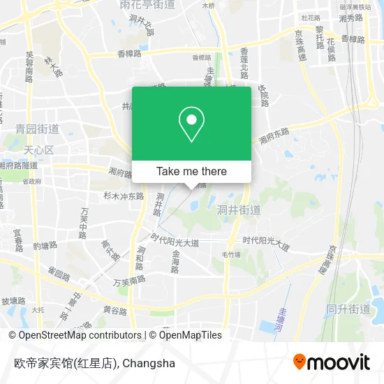 欧帝家宾馆(红星店) map