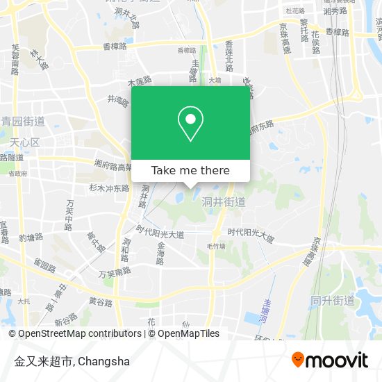 金又来超市 map