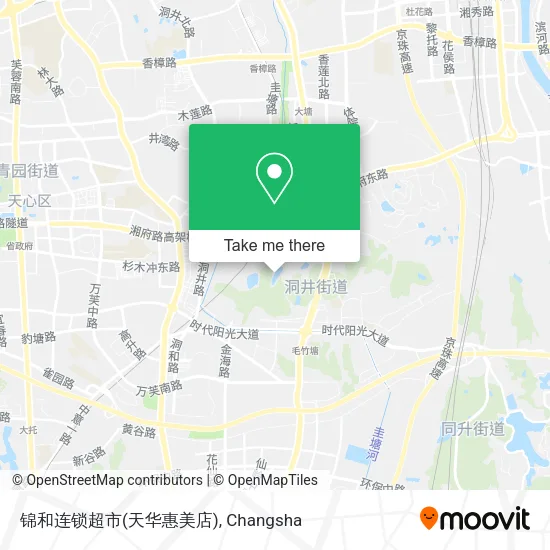 锦和连锁超市(天华惠美店) map