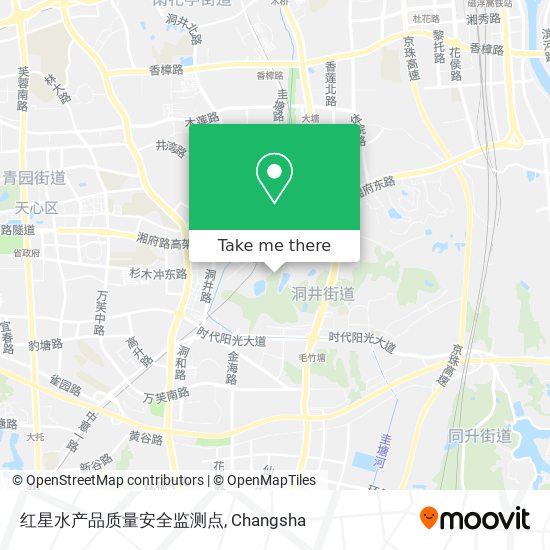 红星水产品质量安全监测点 map
