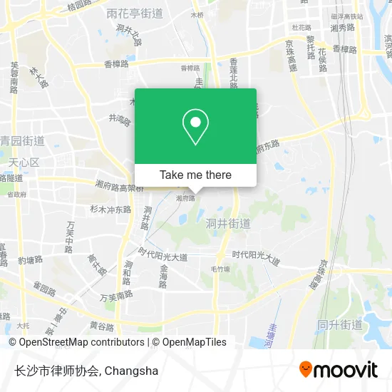 长沙市律师协会 map