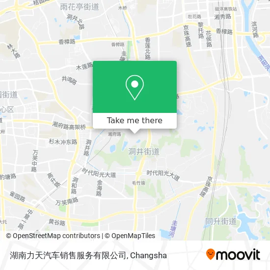 湖南力天汽车销售服务有限公司 map