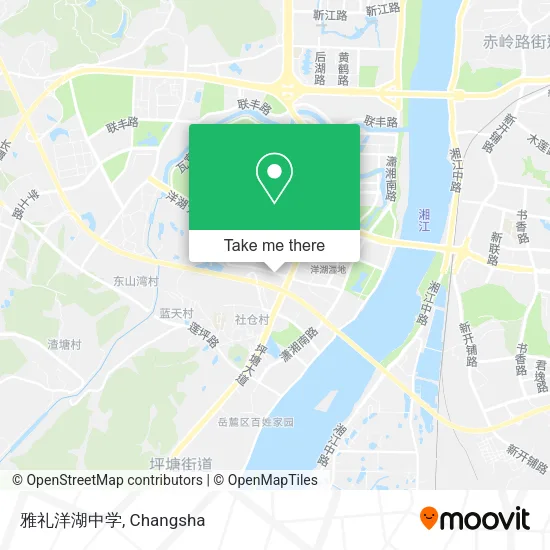 雅礼洋湖中学 map