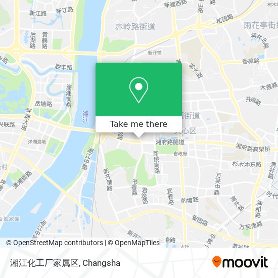 湘江化工厂家属区 map