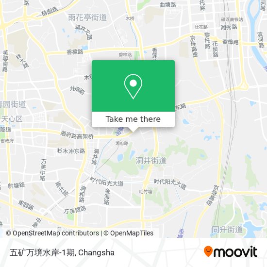 五矿万境水岸-1期 map