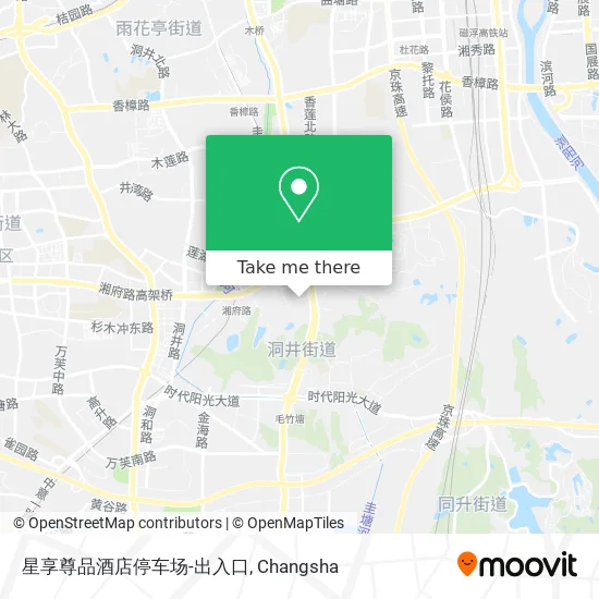 星享尊品酒店停车场-出入口 map