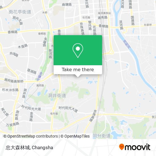 忠大森林城 map