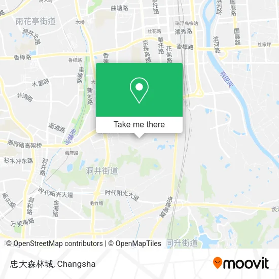 忠大森林城 map
