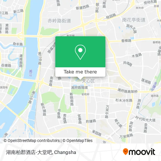 湖南柏郡酒店-大堂吧 map