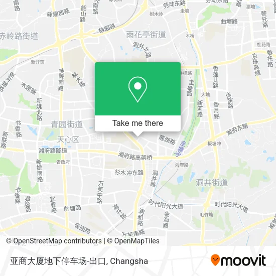 亚商大厦地下停车场-出口 map
