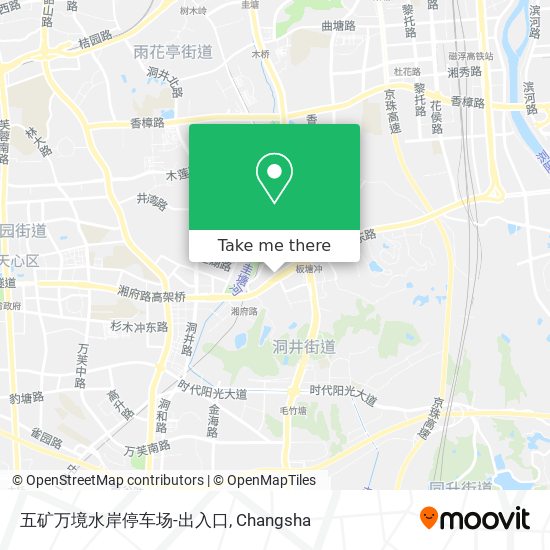 五矿万境水岸停车场-出入口 map
