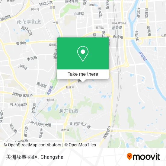 美洲故事-西区 map