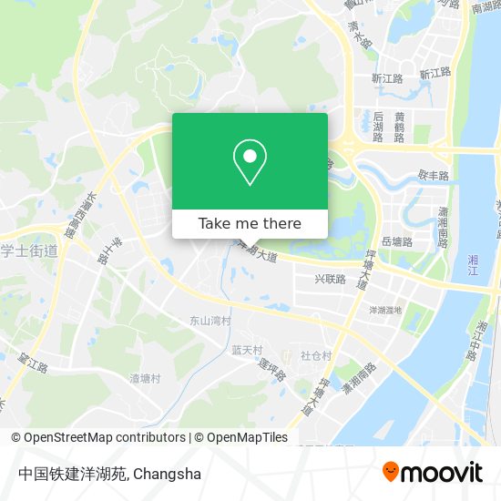中国铁建洋湖苑 map