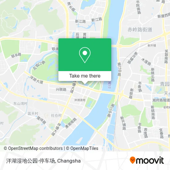 洋湖湿地公园-停车场 map
