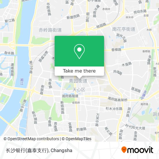 长沙银行(鑫泰支行) map
