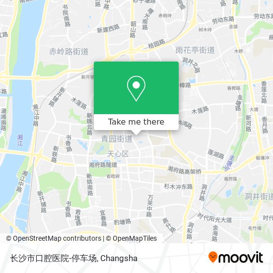 长沙市口腔医院-停车场 map