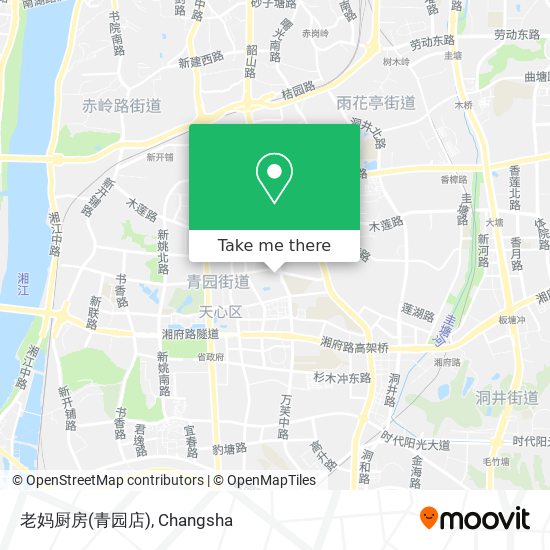 老妈厨房(青园店) map