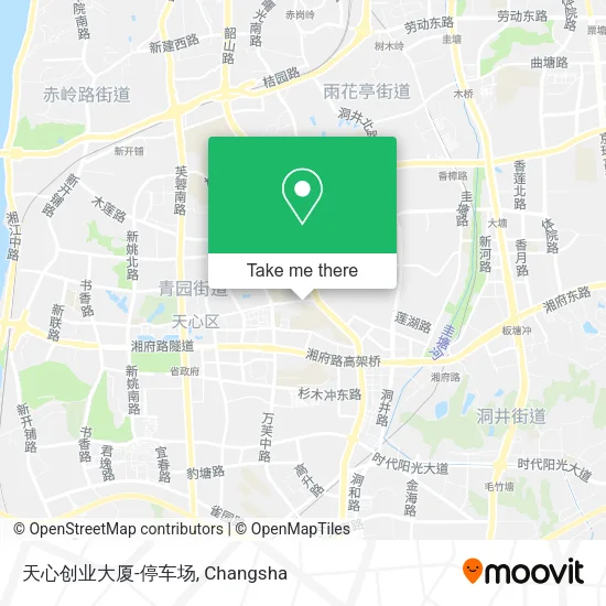 天心创业大厦-停车场 map