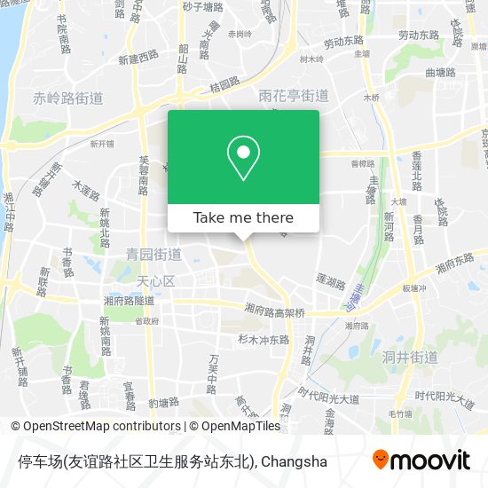 停车场(友谊路社区卫生服务站东北) map