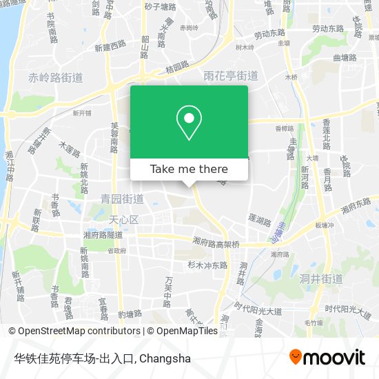 华铁佳苑停车场-出入口 map