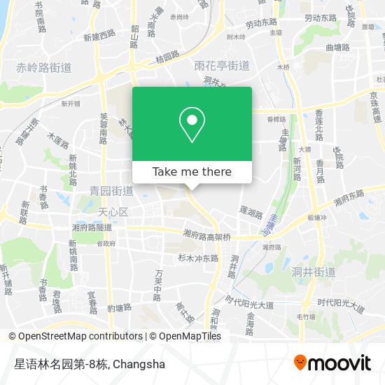 星语林名园第-8栋 map