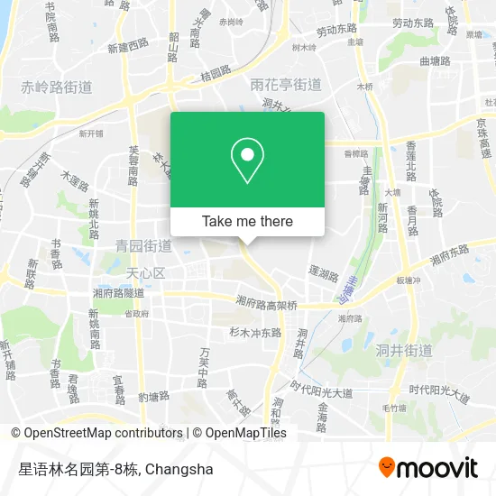 星语林名园第-8栋 map