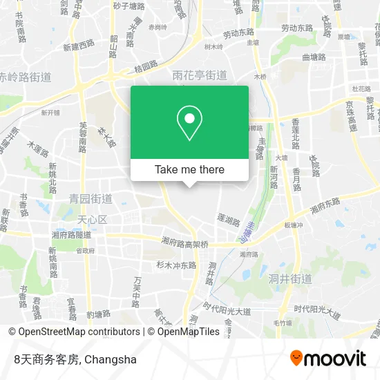 8天商务客房 map