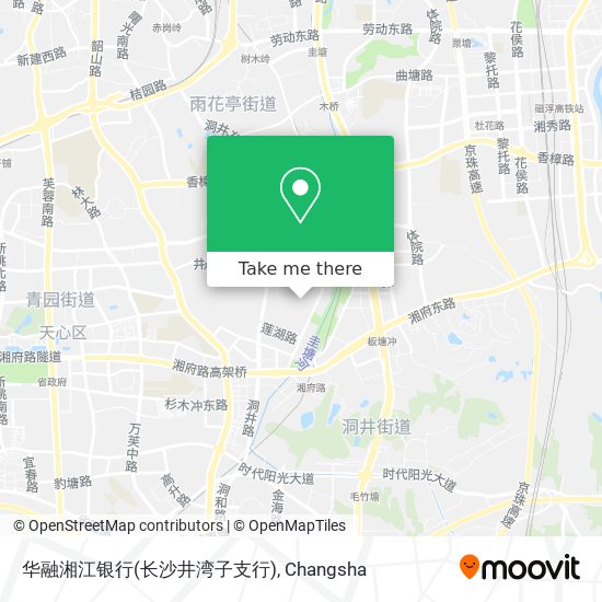 华融湘江银行(长沙井湾子支行) map