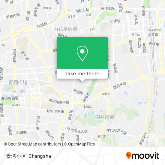 景湾小区 map