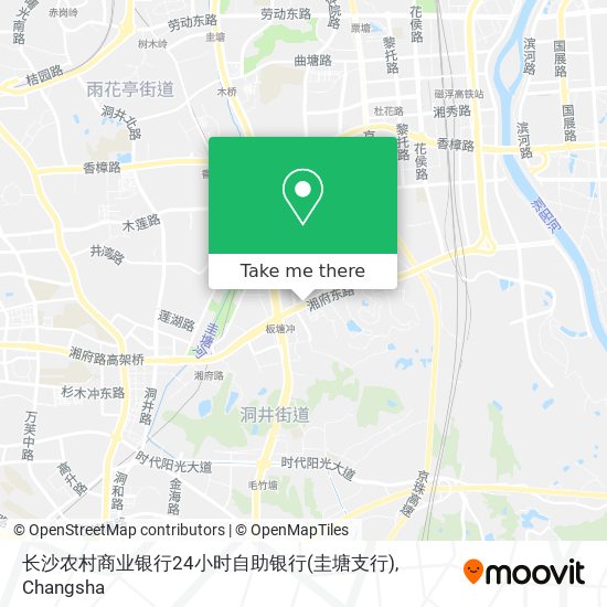长沙农村商业银行24小时自助银行(圭塘支行) map