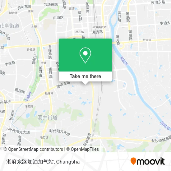 湘府东路加油加气站 map