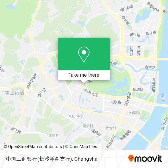中国工商银行(长沙洋湖支行) map