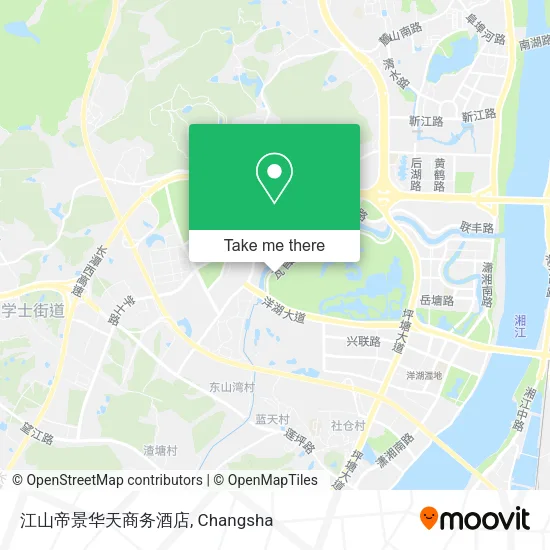 江山帝景华天商务酒店 map