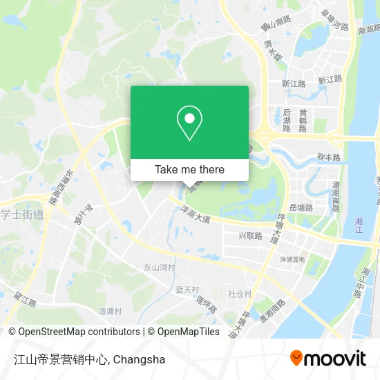 江山帝景营销中心 map