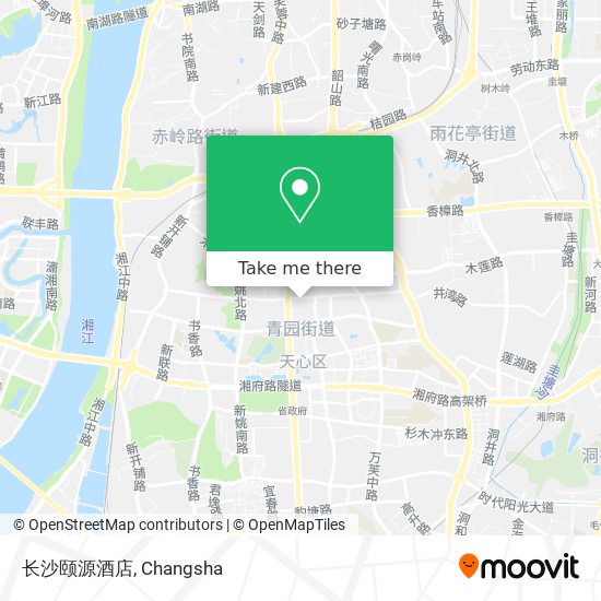 长沙颐源酒店 map