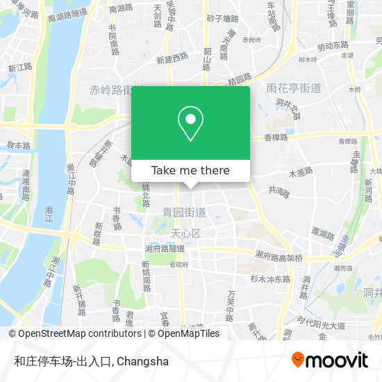 和庄停车场-出入口 map