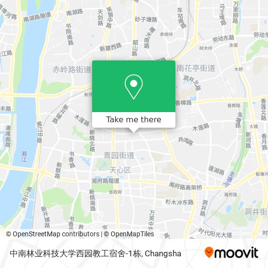 中南林业科技大学西园教工宿舍-1栋 map