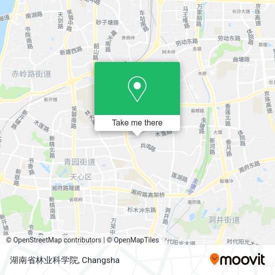 湖南省林业科学院 map
