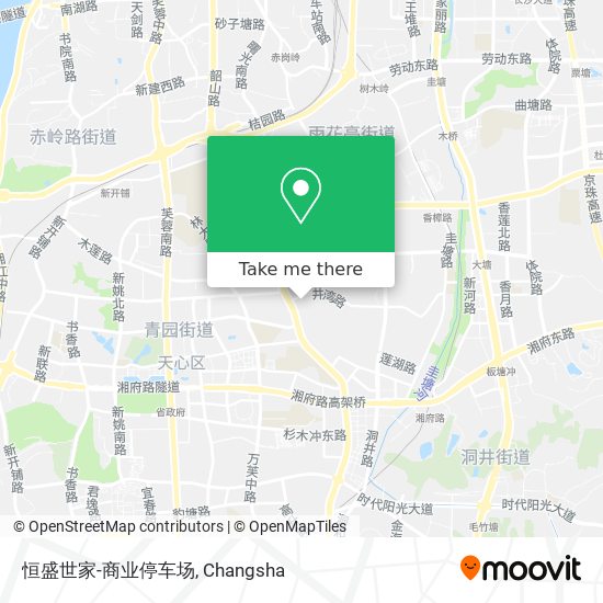 恒盛世家-商业停车场 map