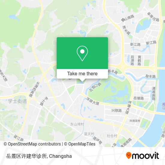 岳麓区许建华诊所 map