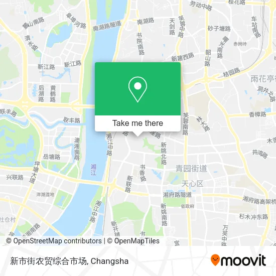 新市街农贸综合市场 map