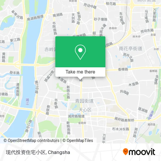 现代投资住宅小区 map