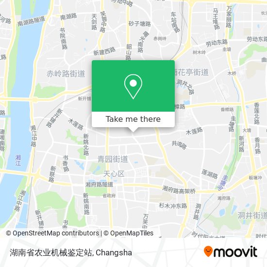 湖南省农业机械鉴定站 map