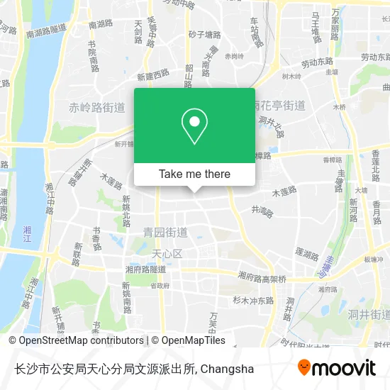 长沙市公安局天心分局文源派出所 map