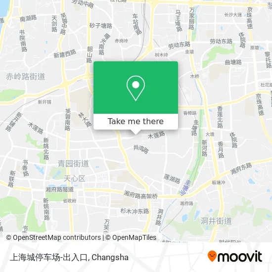 上海城停车场-出入口 map