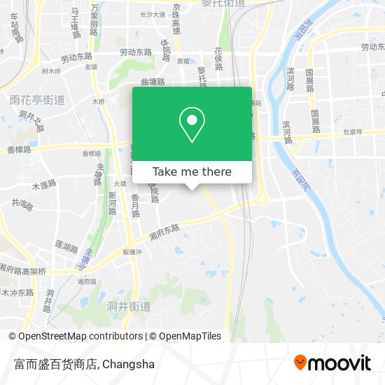 富而盛百货商店 map