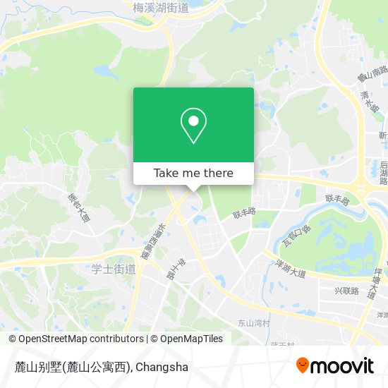 麓山别墅(麓山公寓西) map